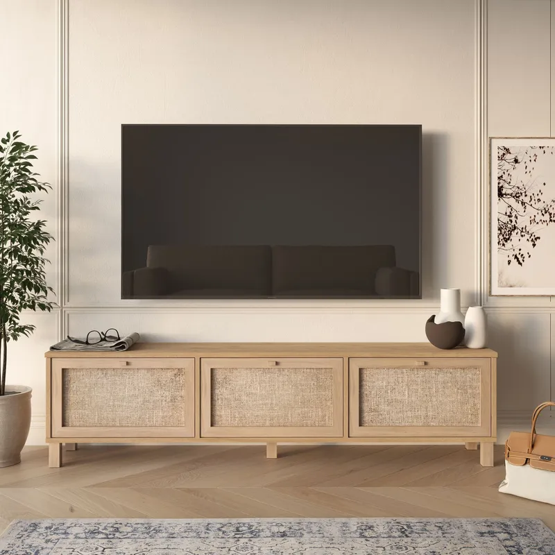 Dune TV-bänk 180x45,6x32 cm - Ek - Products - Möbler - TV- & Mediamöbler - TV bänk & mediabänk