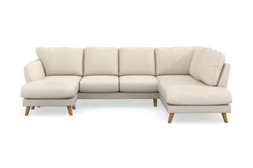 Trend Lyx 4-sits Högervänd U-formad Soffa med Divan och Schäslong i Manchester