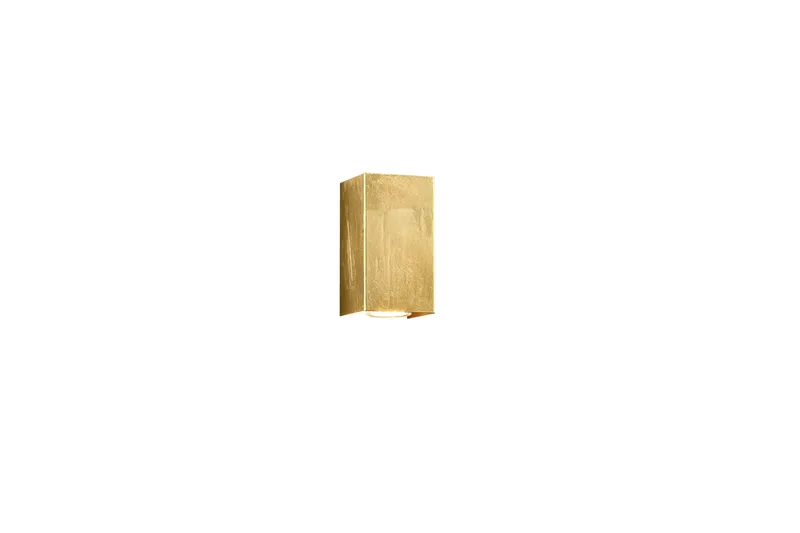 Cleo Vägglampa fyrkant 2L GU10 guld - Guld - Products - Belysning - Lampor & belysning inomhus - Vägglampa - Väggplafond