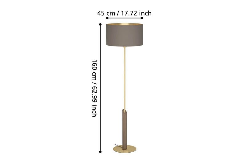 Golvlampa Eglo Santandria Cappuccino - Products - Belysning - Lampor & belysning inomhus - Golvlampa