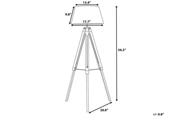 Madeira Golvlampa 143 cm - Svart - Products - Belysning - Lampor & belysning inomhus - Golvlampa