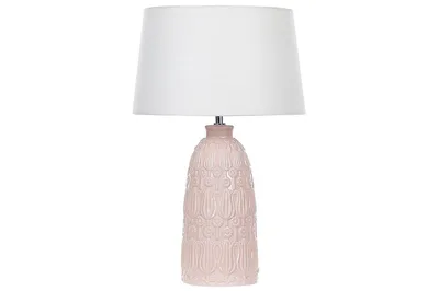 Azzurvi Bordslampa 56 cm E27 - Rosa/Vit - Products - Belysning - Lampor & belysning inomhus - Sovrumslampa - Sänglampa - Sängbordslampa