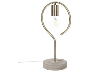 Narcissus Bordslampa 40 cm E27 - Mässing/Grå - Products - Belysning - Lampor & belysning inomhus - Sovrumslampa - Sänglampa - Sängbordslampa