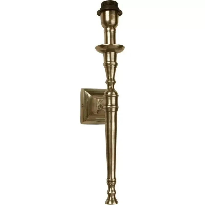 Salong vägglampa - Antikmässing - 45 cm