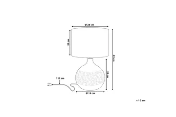 Yakima Bordslampa 28 cm - Grå - Products - Belysning - Lampor & belysning inomhus - Sovrumslampa - Sänglampa - Sängbordslampa
