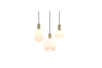 Pendel TRIO Diva 3-del, Mattmässing/vit - 3-del, Mattmässing/vit - Products - Belysning - Lampor & belysning inomhus - Taklampa & takbelysning - Kökslampa & taklampa kök