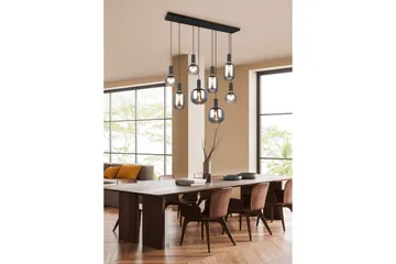 Pendel TRIO Diva 6-del, Mattsvart/kromad - 6-del, Mattsvart/kromad - Products - Belysning - Lampor & belysning inomhus - Taklampa & takbelysning - Kökslampa & taklampa kök