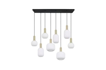 Pendel TRIO Diva 8-del, Mattmässing/vit - 8-del, Mattmässing/vit - Products - Belysning - Lampor & belysning inomhus - Taklampa & takbelysning - Kökslampa & taklampa kök