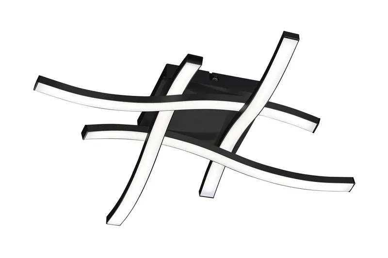 Route LED Plafond 4L mattsvart, Matt svart