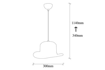 Taklampa Hukle Svart - Svart - Products - Belysning - Lampor & belysning inomhus - Taklampa & takbelysning - Pendellampa & hänglampa