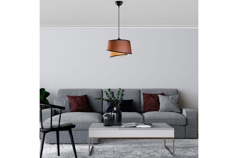 Taklampa Ravougrad Mörkbrun - Mörkbrun - Products - Belysning - Lampor & belysning inomhus - Taklampa & takbelysning - Pendellampa & hänglampa