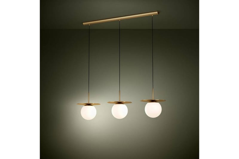Takpendel Eglo Arenales Mässing/Opalvit med 3 Lampor - Products - Belysning - Lampor & belysning inomhus - Taklampa & takbelysning - Pendellampa & hänglampa