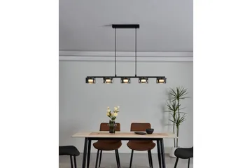 Takpendel Eglo Copillos Svart/Transparent med 5 Lampor - Products - Belysning - Lampor & belysning inomhus - Taklampa & takbelysning - Pendellampa & hänglampa