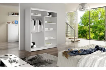 Camino Garderob 150x58x200 cm - Svart - Products - Förvaring - Garderober & garderobssystem