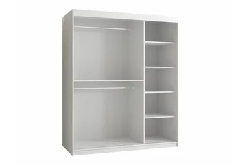 Dunvegan Garderob m. Spegel - Svart - Products - Förvaring - Garderober & garderobssystem