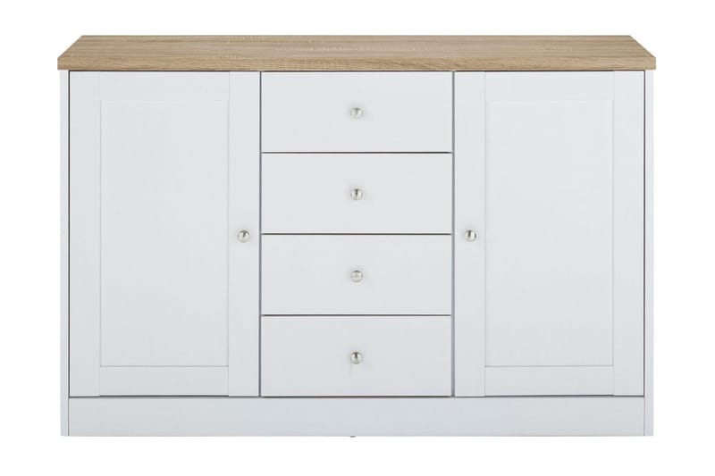 Bryanne Skänk 120 cm - Vit/Brun - Products - Förvaring - Förvaringsmöbler - Sideboard & skänk