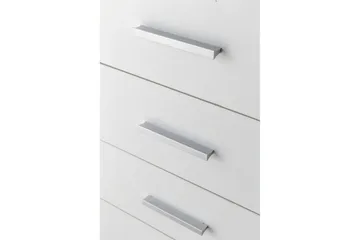 Rullkontejner Wohnling 4 lådor med hjul, förvaringsbricka, foliebelagd spånskiva, modern stil Vit - Vit - Products - Förvaring - Förvaringsmöbler - Byrå - Hurts