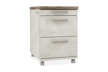 Talebi Hurts med Lås 53x42 cm - Brun/Vit - Products - Förvaring - Förvaringsmöbler - Byrå - Hurts