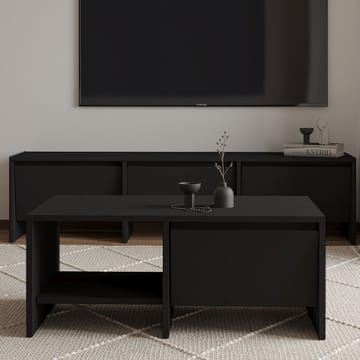 Crala Vardagsrumsmöbelset 160x40x35 cm - Svart - Products - Förvaring - Förvaringsmöbler - Möbelset för vardagsrum