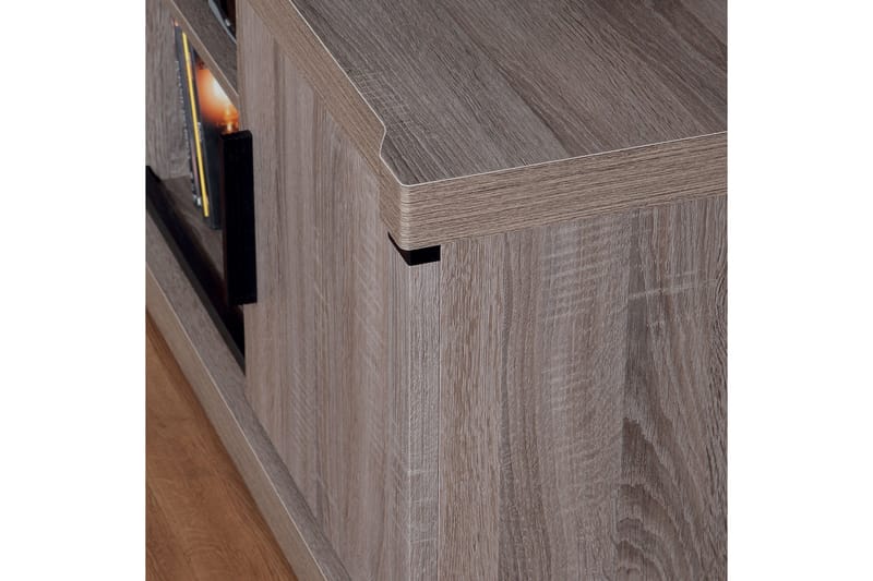 Dallas Skänk 97x43,5x123 cm LED-belysning - Beige/Grå - Products - Förvaring - Förvaringsmöbler - Sideboard & skänk