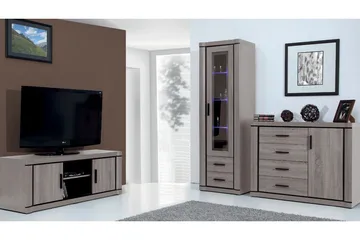 Dallas Vardagsrumsset - Ek - Products - Förvaring - Förvaringsmöbler - Möbelset för vardagsrum