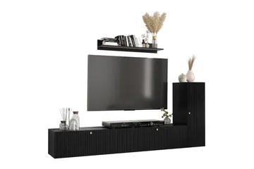 Dunvegan Möbelset För Vardagsrum Black - Products - Förvaring - Förvaringsmöbler - Möbelset för vardagsrum