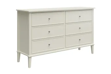 Evgeni Byrå 6 lådor - Vit - Products - Förvaring - Förvaringsmöbler - Byrå