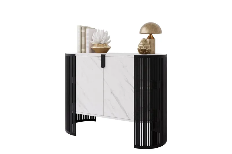 Friend Skänk 120x40 cm - Svart/Vit - Products - Förvaring - Förvaringsmöbler - Sideboard & skänk