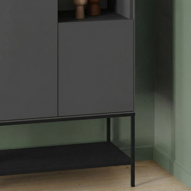 Kenvor Sideboard 90x125x40 cm - antracit trä svart svart - Products - Förvaring - Förvaringsmöbler - Sideboard & skänk