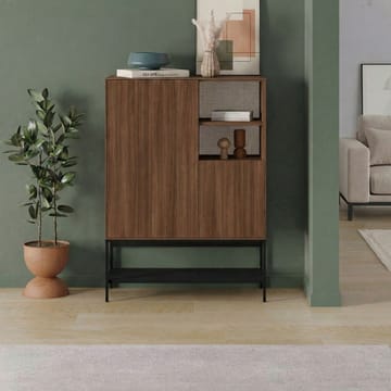 Kenvor Sideboard 90x125x40 cm - Milano Walnut, Wood Black, Black - Products - Förvaring - Förvaringsmöbler - Sideboard & skänk