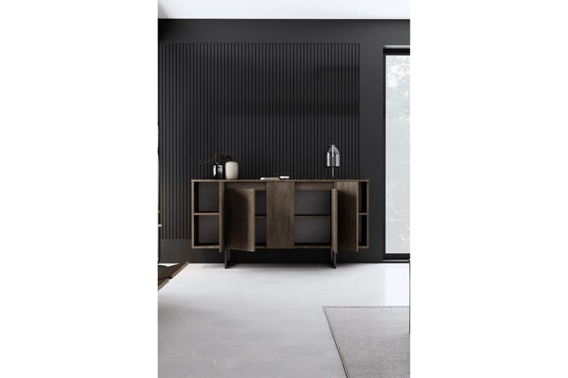 Luxe Konsollbord 160 cm - Brun/Svart - Products - Förvaring - Förvaringsmöbler - Sideboard & skänk