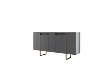 Luxe Konsollbord 160 cm - Grå/Guld - Products - Förvaring - Förvaringsmöbler - Sideboard & skänk