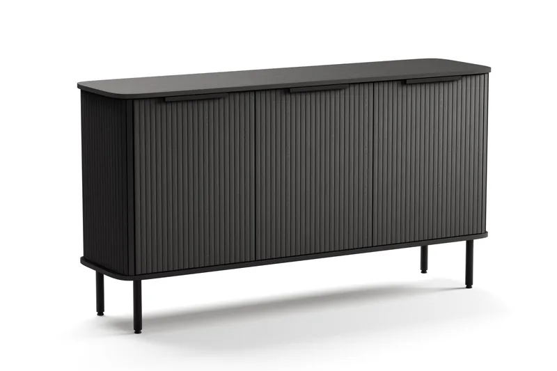 Kopparbo Sideboard Svart, Svart trä