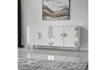 Stedum Konsollbord 180 cm - Vit/Silver - Products - Förvaring - Förvaringsmöbler - Sideboard & skänk