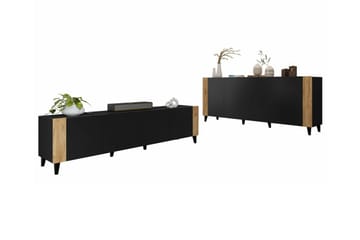 Strontian Möbelset För Vardagsrum Scandinavian Choice Black - Products - Förvaring - Förvaringsmöbler - Möbelset för vardagsrum