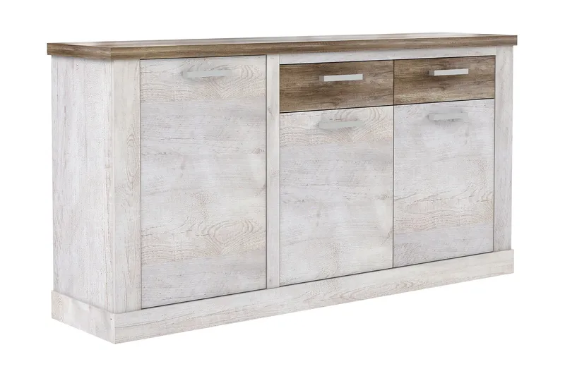Talebi Låg Skänk 41 cm djup 172 cm bred 90 cm hög Trä - Brun/Vit - Products - Förvaring - Förvaringsmöbler - Sideboard & skänk