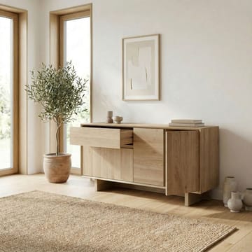 Tavon Konsol 146x76x45 cm - Naturlig ek - Products - Förvaring - Förvaringsmöbler - Sideboard & skänk