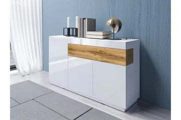 Tomeka Byrå - Vit/Trä - Products - Förvaring - Förvaringsmöbler - Byrå