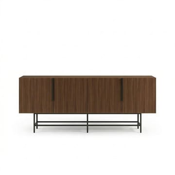 Truvia Konsol 200x77,9x40 cm - Milano Walnut och svart - Products - Förvaring - Förvaringsmöbler - Sideboard & skänk