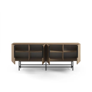 Truvia Konsol 200x77,9x40 cm - Milano Walnut och svart - Products - Förvaring - Förvaringsmöbler - Sideboard & skänk