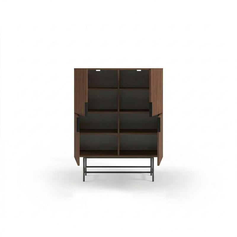Truvia Sideboard 100x128x40 cm - Milano valnöt svart - Products - Förvaring - Förvaringsmöbler - Sideboard & skänk