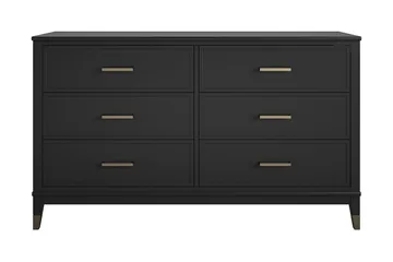 Westerleigh Byrå 144x41 cm Svart/Guld - CosmoLiving - Products - Förvaring - Förvaringsmöbler - Byrå