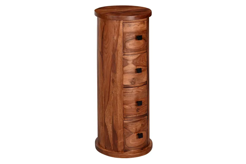 Willowdale Sideboard 35 cm 4 Lådor Runt, Brun