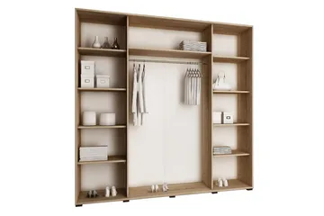 Dunkra Garderob 200x200 cm - Beige - Products - Förvaring - Garderober & garderobssystem - Garderobsskåp