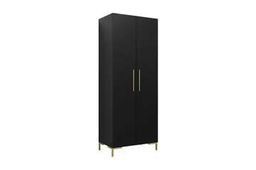 Garderob - Svart|Guld - Products - Förvaring - Garderober & garderobssystem - Garderobsskåp