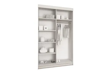 Top Garderob 100x62x200 cm - Brun/Mörk Ask - Products - Förvaring - Garderober & garderobssystem - Garderobsskåp