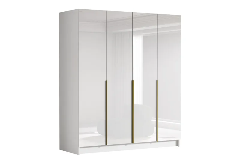 Vadstena Garderob 200x215 cm, Vit