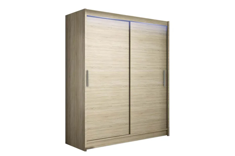Westa Garderob 150x58x200 cm - Beige - Products - Förvaring - Garderober & garderobssystem - Garderobsskåp