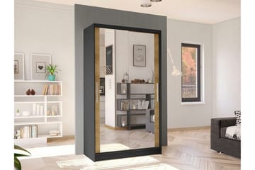 Glenmore Garderob m. Spegel Black - Products - Förvaring - Garderober & garderobssystem