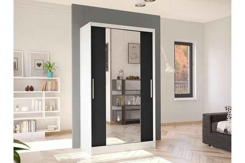 Glenmore Garderob m. Spegel White - Products - Förvaring - Garderober & garderobssystem